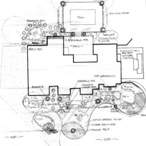 landscape design drawing