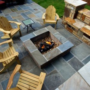 firepit with furniture