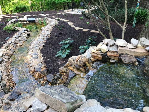 Backyard Waterfall